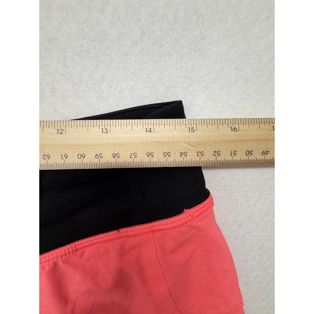 Lululemon Speed Short Coral Pink Black Performance Running Shorts 6 S - Picture 3 of 10
